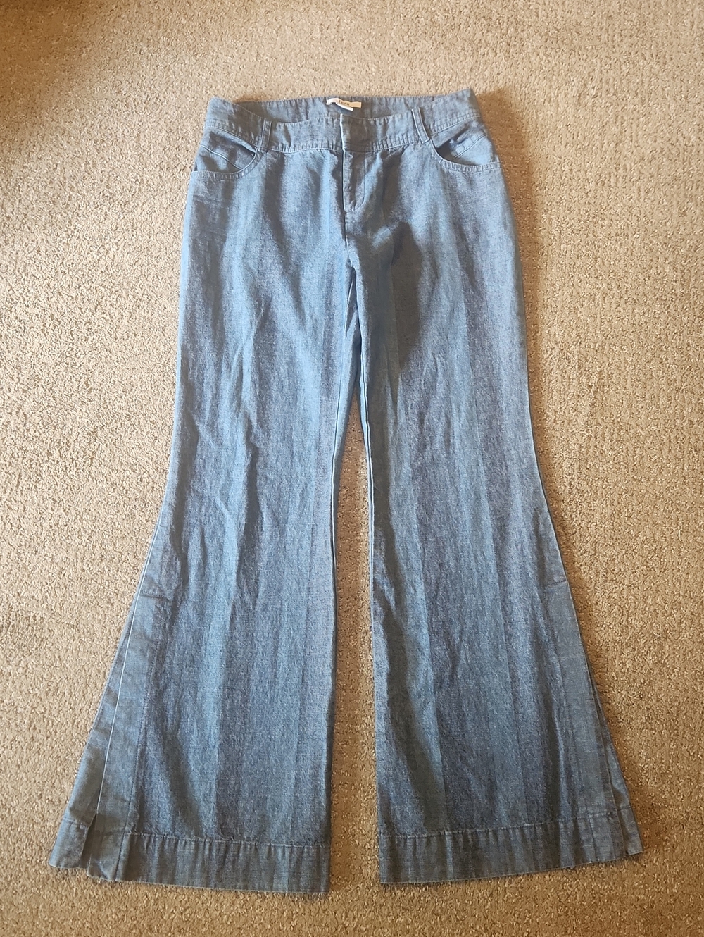 Bar III Light Blue Wide Leg Jeans